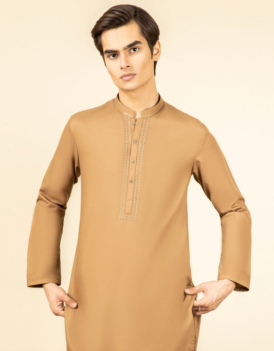 Light Brown - Teen Boys Kurta
