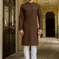 Mehndi Brown - Teen Boys Kurta
