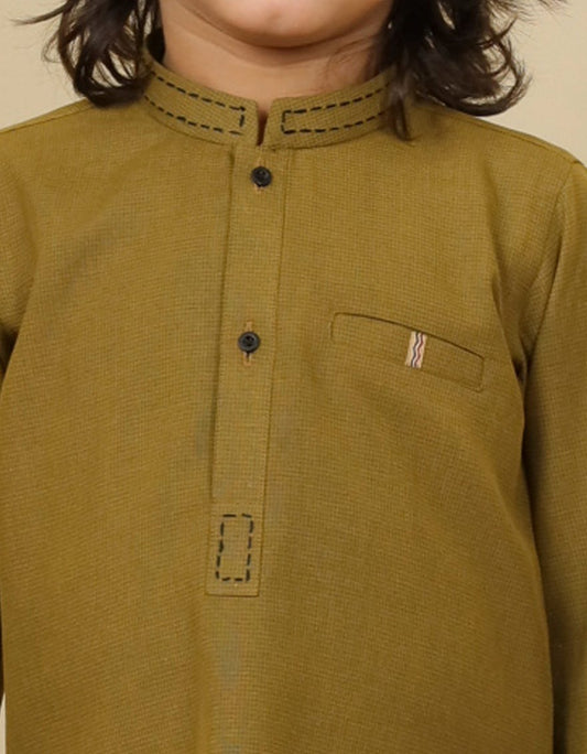 Green - Infant Boy's Kameez & Shalwar