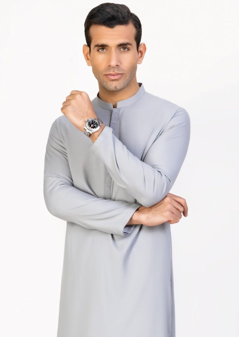 Grey - Men's Kameez Shalwar