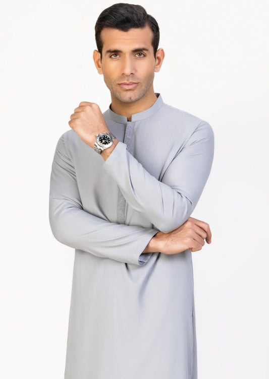 Grey - Men's Kameez Shalwar