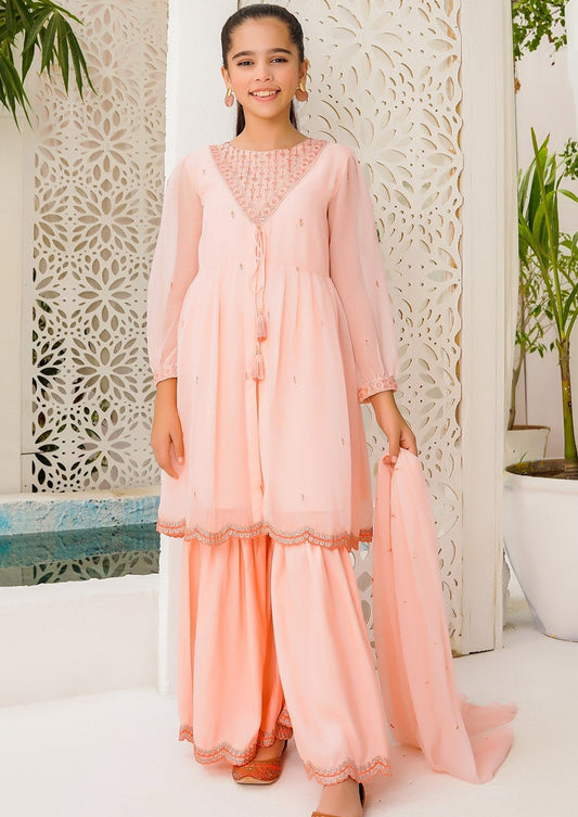 Peach - Girl's Dress