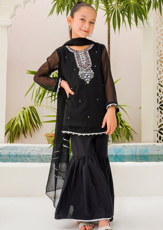 Black - Girl's Dress