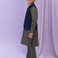 Blue -  Boys Waist Coat