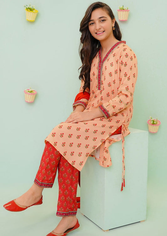 Brown - Girl's Dress