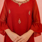 Maroon - Girl's Dress