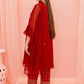 Maroon - Girl's Dress