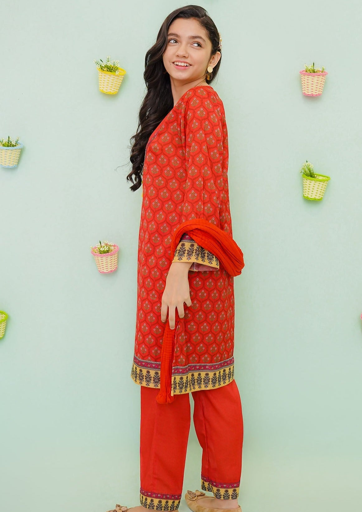 Red - Girl's Dress