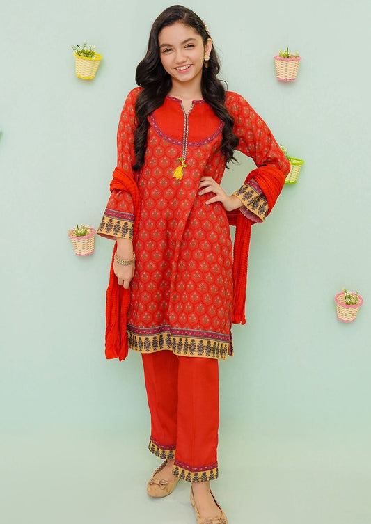 Red - Girl's Dress