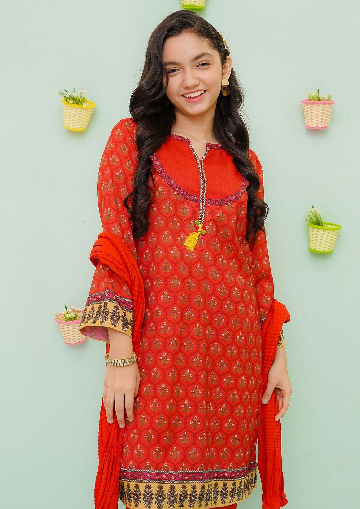 Red - Girl's Dress