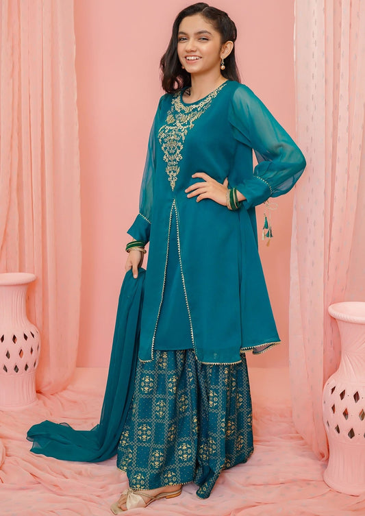 Emerald Green - Girl's Dress