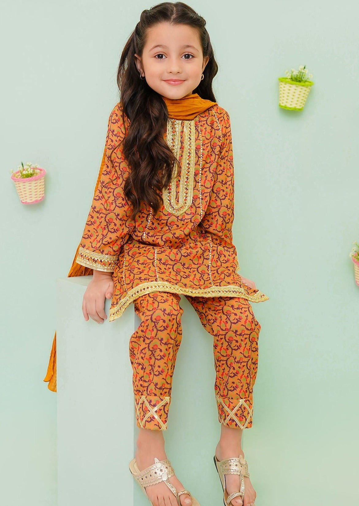 Mustard - Girl's Dress