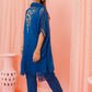 Teal Blue - Girl's Dress