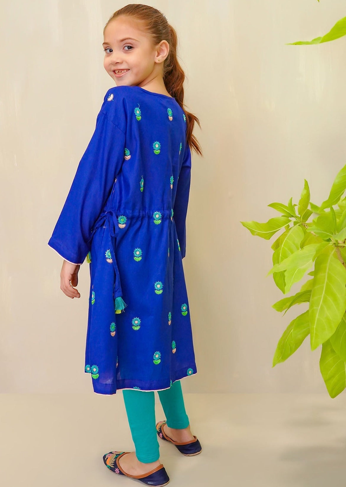 Blue - Girl's Kurta