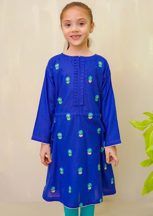 Blue - Girl's Kurta