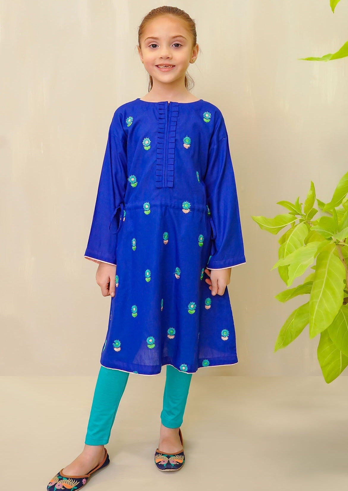 Blue - Girl's Kurta