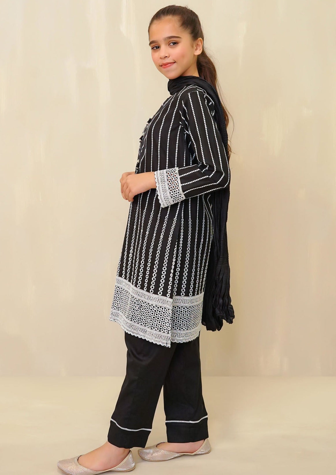 Black - Girl's Dress