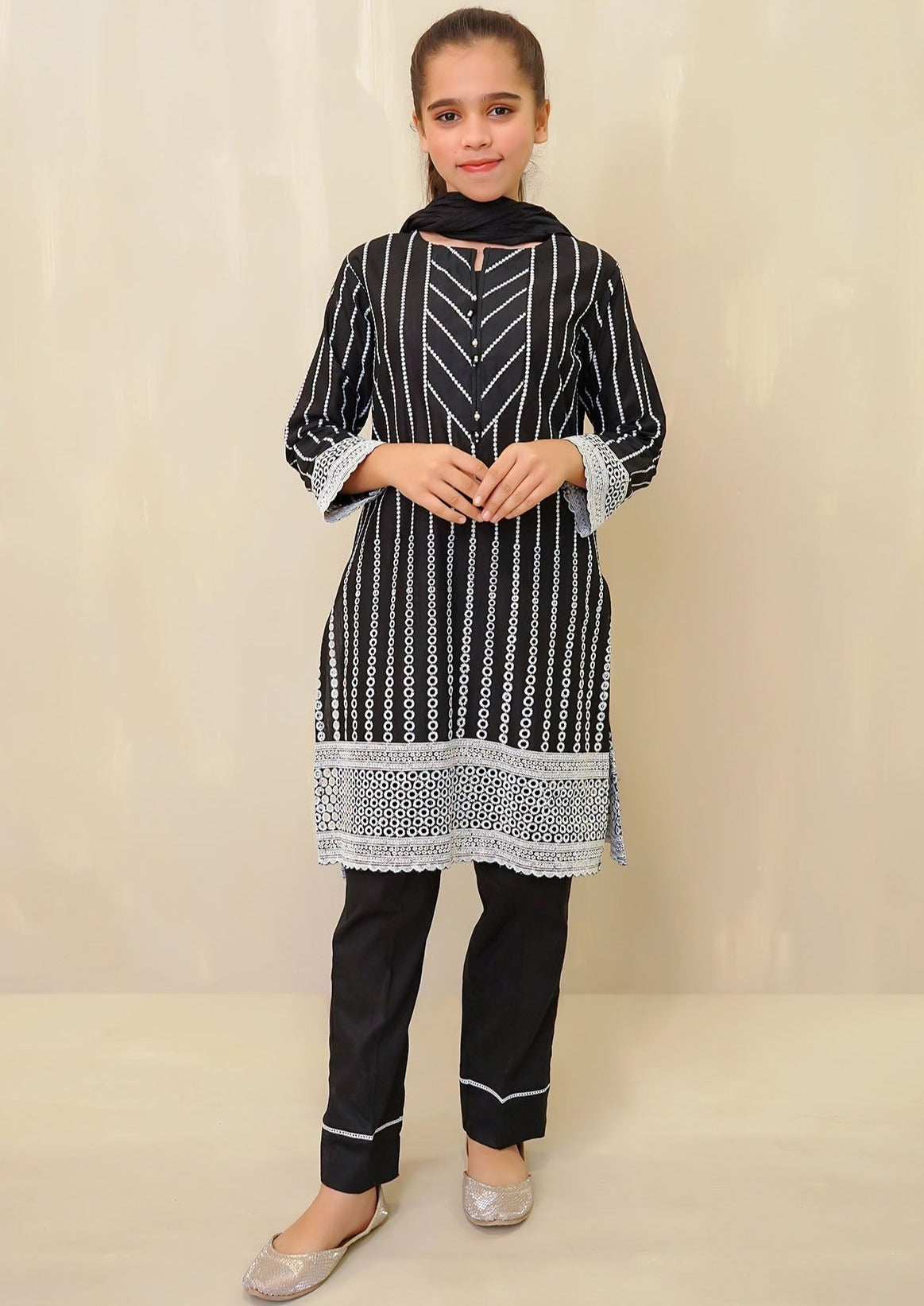 Black - Girl's Dress