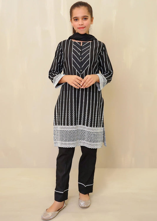 Black - Girl's Dress