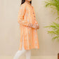 Peach - Girl's Kurta