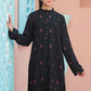 Black - Girl's Kurta