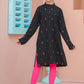 Black - Girl's Kurta