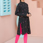 Black - Girl's Kurta