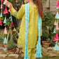 Lime Green - Girl's Dress