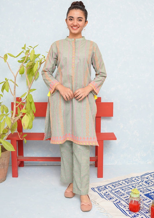 Light Green - Girl's Dress