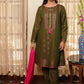 Olive Green - Girl's Dress
