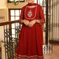 Maroon - Girl's Dress