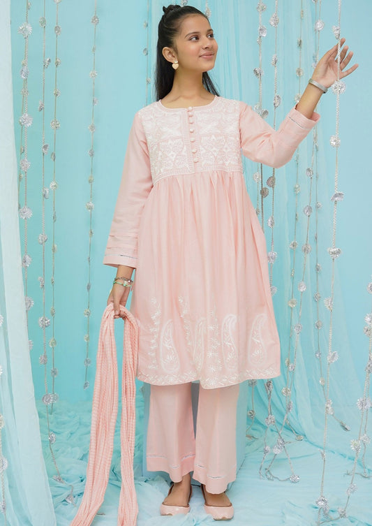 Peach - Girl's Dress