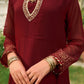 Maroon - Girl's Dress