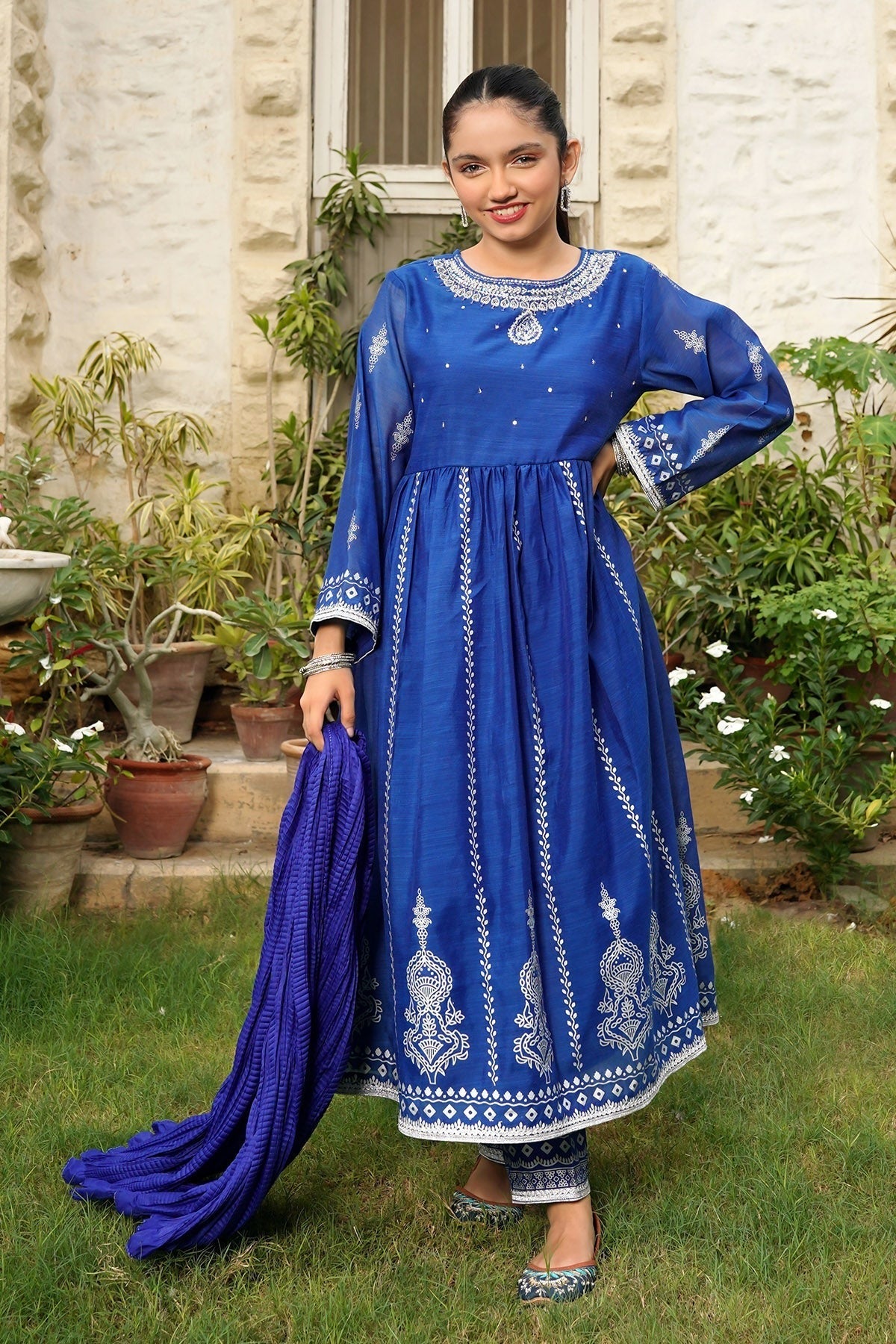 Blue - Girl's Dress