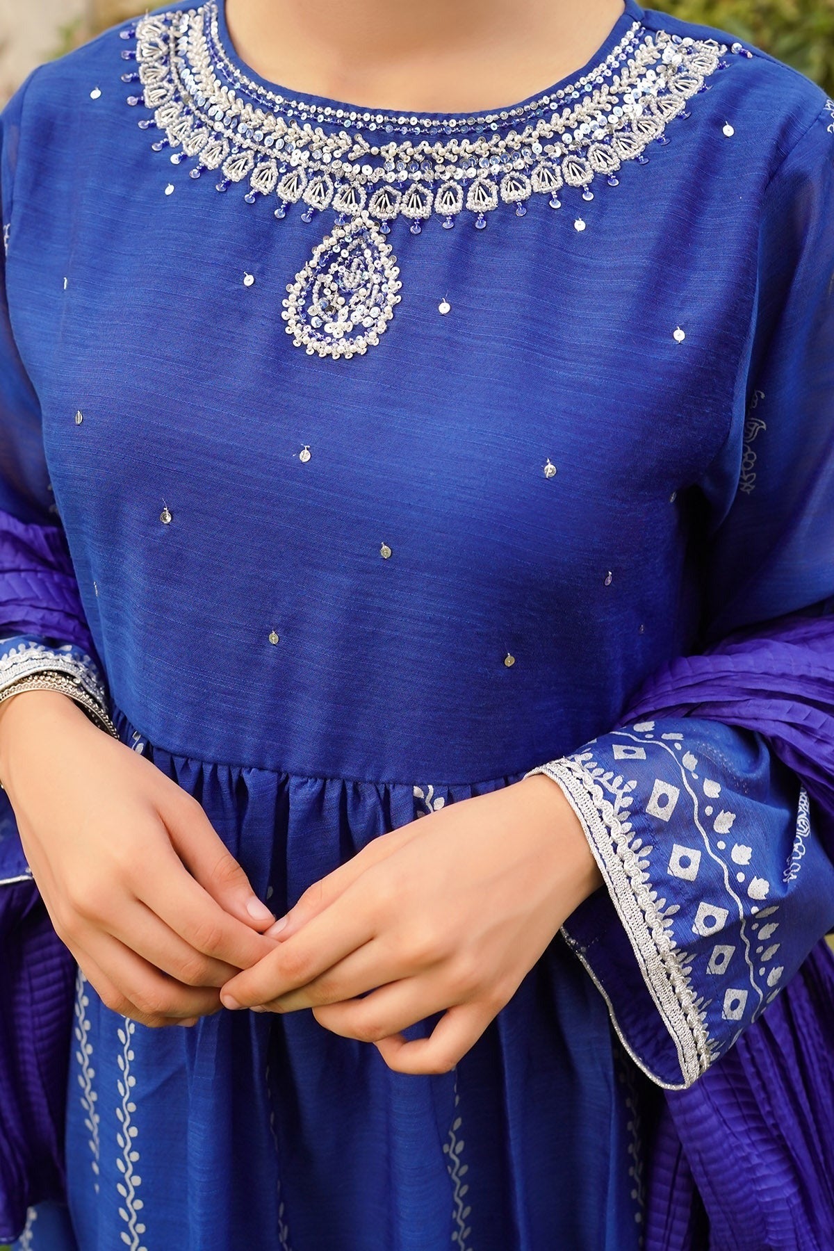 Blue - Girl's Dress