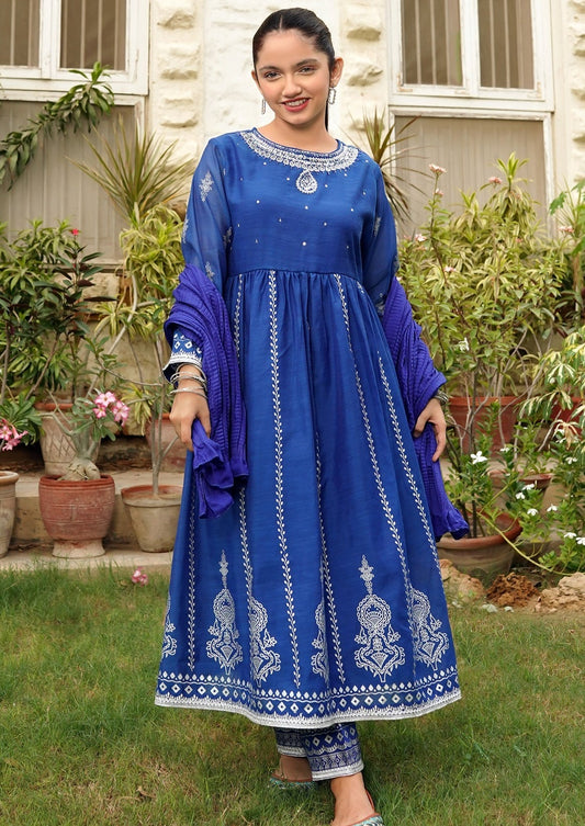 Blue - Girl's Dress