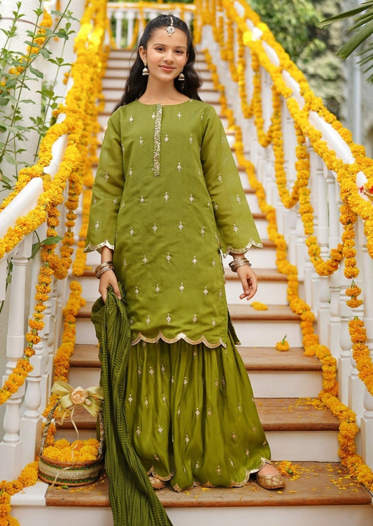 Green - Girl's Dress