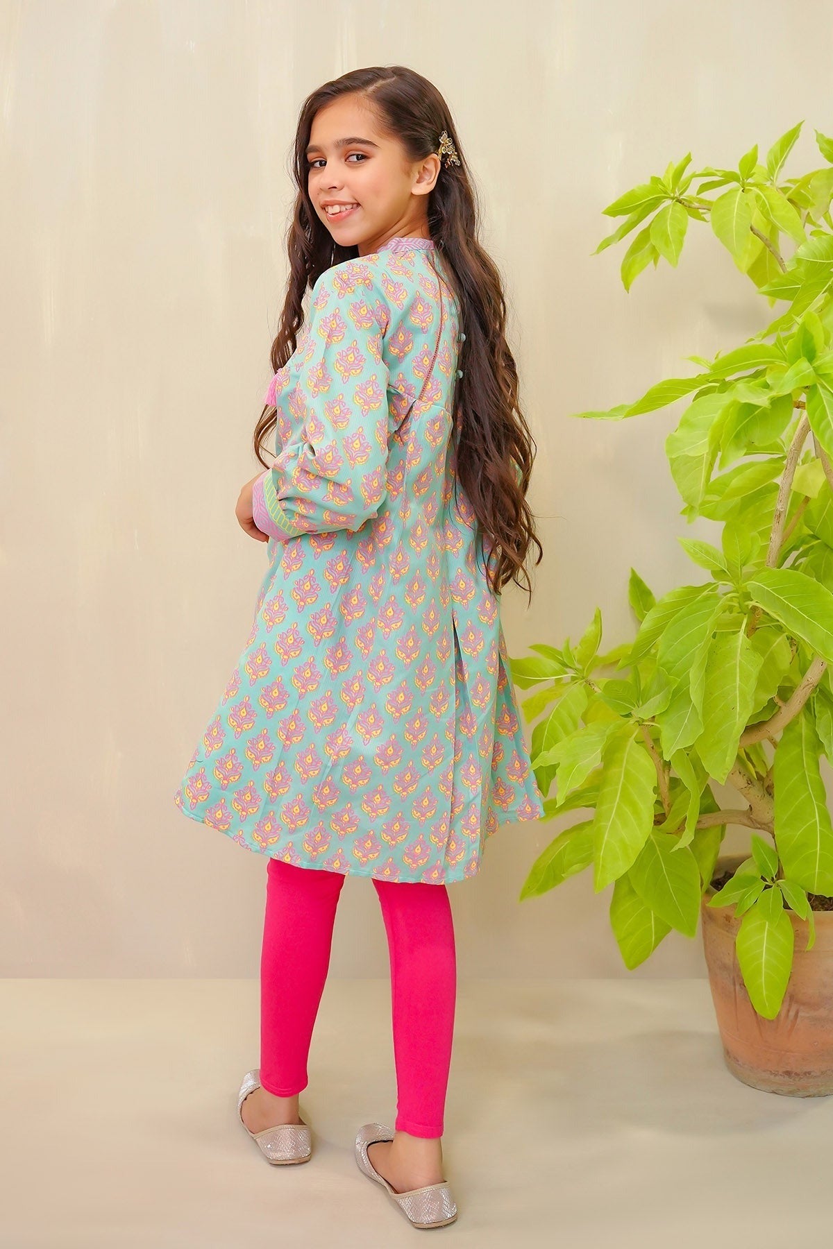 Mint Green - Girl's Kurta