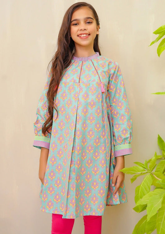 Mint Green - Girl's Kurta
