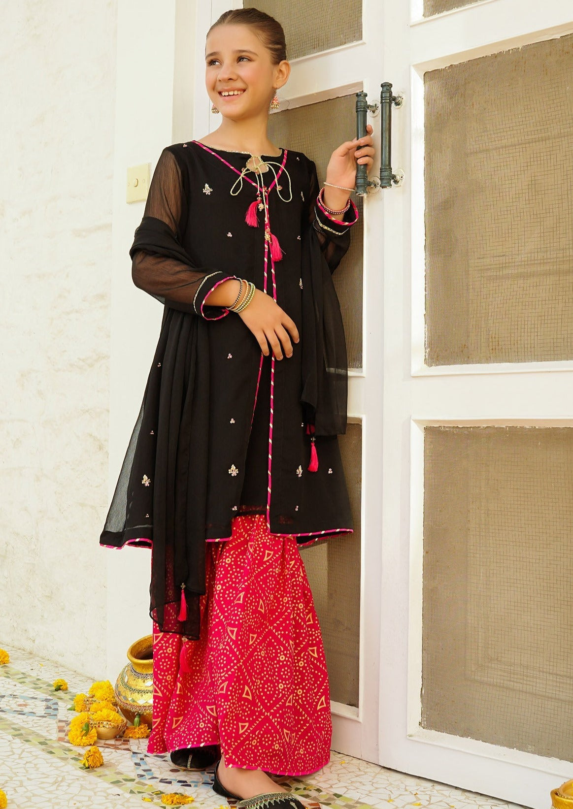 Black - Girl's Dress