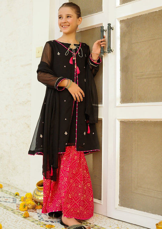 Black - Girl's Dress