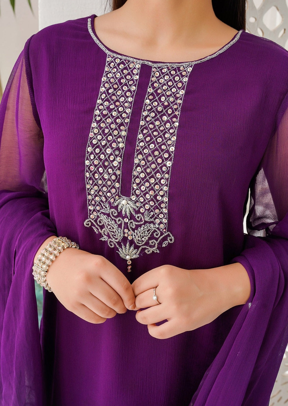 Purple - Girl's Dress