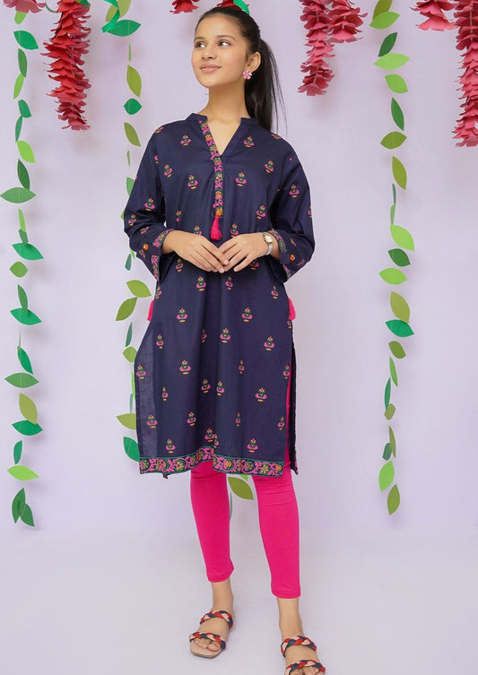 Blue - Girl's Kurta