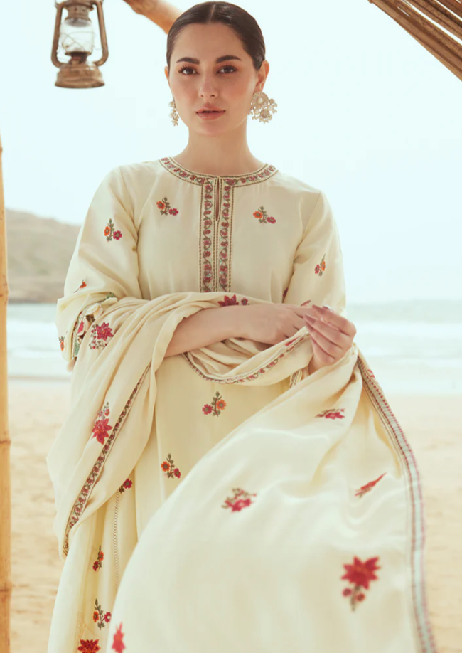 Cream - Women's Dress