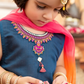 Blue - Infant Girl's Gharara Dress