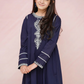 Navy Blue - Girl's Kurta (Copy)