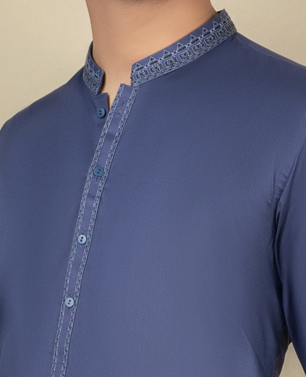Prussian Blue - Teen Boys Kurta