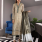 Green abd Gold: Women's Dress