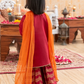 Maroon - Infant Girl's Gharara Dress