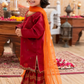 Maroon - Infant Girl's Gharara Dress